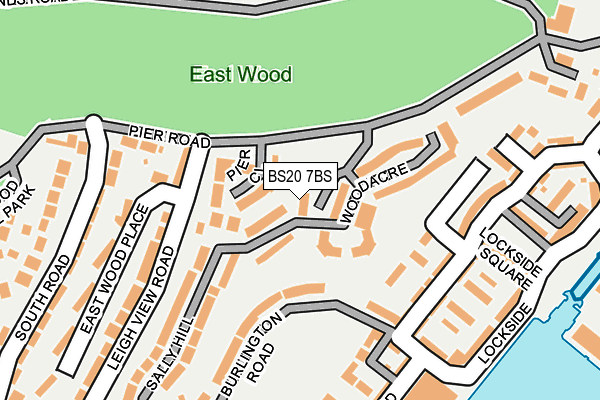 BS20 7BS map - OS OpenMap – Local (Ordnance Survey)