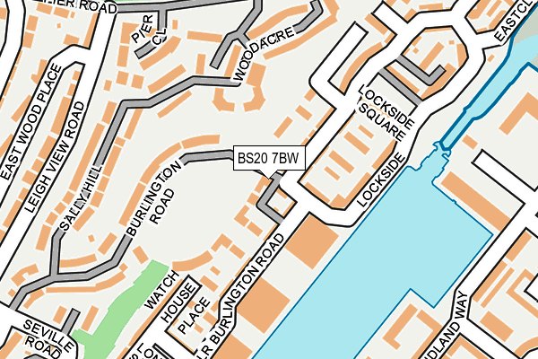 BS20 7BW map - OS OpenMap – Local (Ordnance Survey)