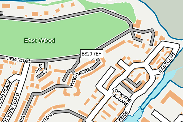 BS20 7EH map - OS OpenMap – Local (Ordnance Survey)