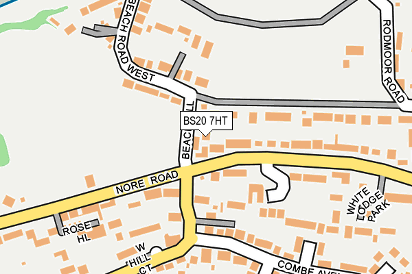 BS20 7HT map - OS OpenMap – Local (Ordnance Survey)