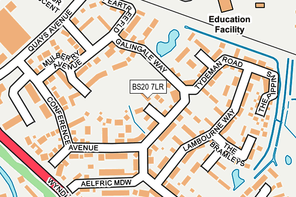 BS20 7LR map - OS OpenMap – Local (Ordnance Survey)