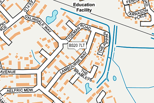 BS20 7LT map - OS OpenMap – Local (Ordnance Survey)