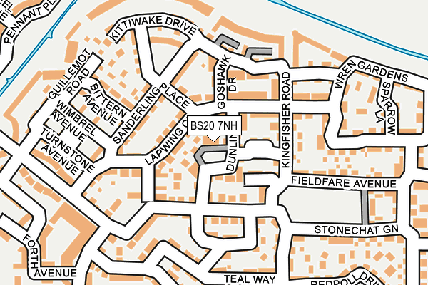 BS20 7NH map - OS OpenMap – Local (Ordnance Survey)