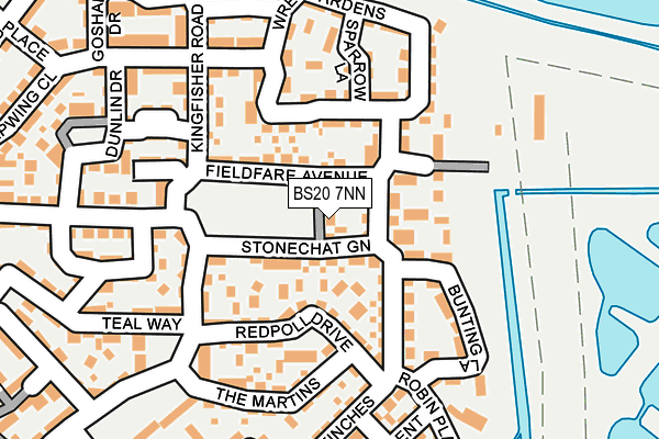 BS20 7NN map - OS OpenMap – Local (Ordnance Survey)