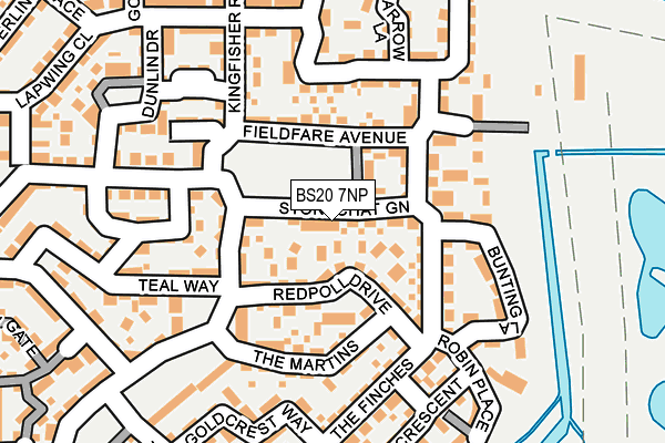 BS20 7NP map - OS OpenMap – Local (Ordnance Survey)