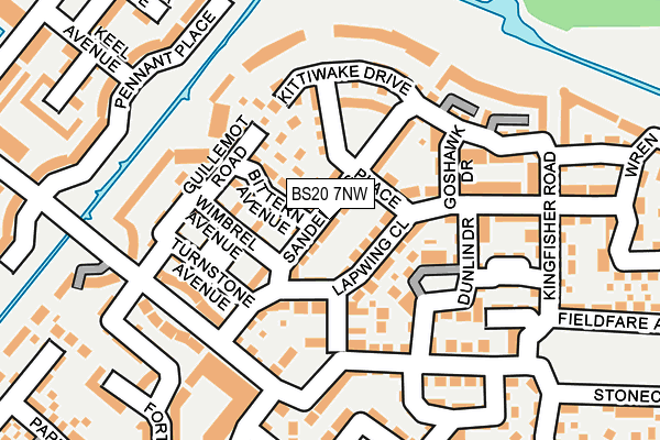 Map of 29 MERIDIAN PLACE CLIFTON (MANAGEMENT) LIMITED at local scale