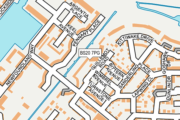 BS20 7PG map - OS OpenMap – Local (Ordnance Survey)