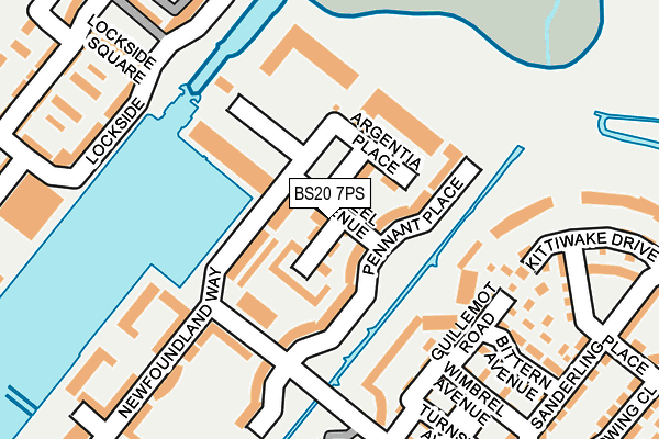 BS20 7PS map - OS OpenMap – Local (Ordnance Survey)