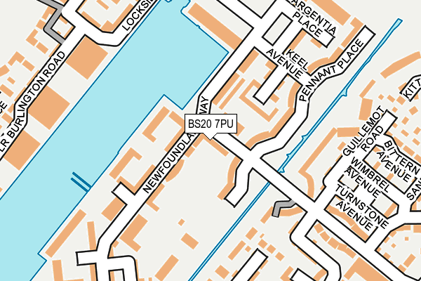 BS20 7PU map - OS OpenMap – Local (Ordnance Survey)