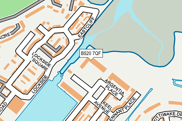 BS20 7QF map - OS OpenMap – Local (Ordnance Survey)