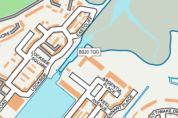 BS20 7QG map - OS OpenMap – Local (Ordnance Survey)