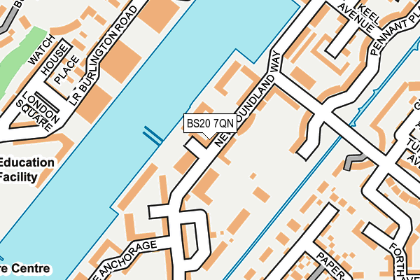 BS20 7QN map - OS OpenMap – Local (Ordnance Survey)