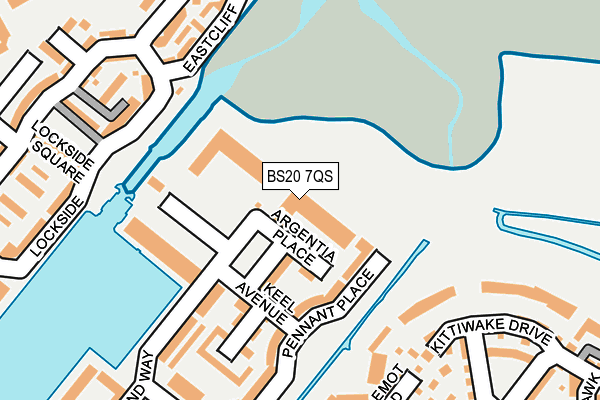 BS20 7QS map - OS OpenMap – Local (Ordnance Survey)