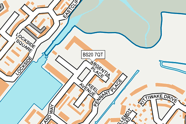 BS20 7QT map - OS OpenMap – Local (Ordnance Survey)