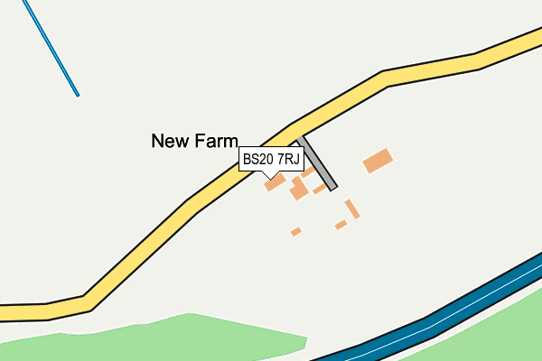 BS20 7RJ map - OS OpenMap – Local (Ordnance Survey)