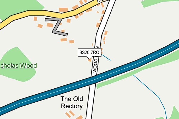 BS20 7RQ map - OS OpenMap – Local (Ordnance Survey)