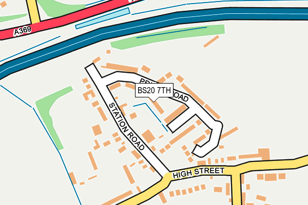 BS20 7TH map - OS OpenMap – Local (Ordnance Survey)