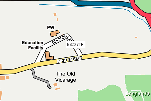 BS20 7TR map - OS OpenMap – Local (Ordnance Survey)