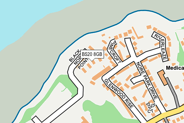 BS20 8GB map - OS OpenMap – Local (Ordnance Survey)