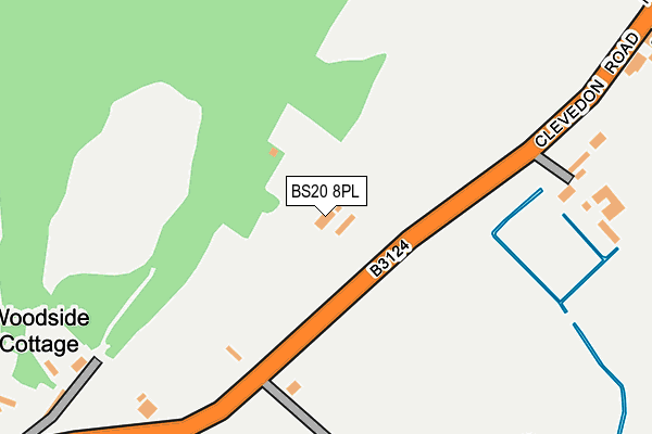 BS20 8PL map - OS OpenMap – Local (Ordnance Survey)