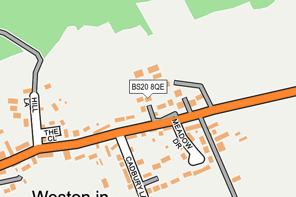 BS20 8QE map - OS OpenMap – Local (Ordnance Survey)