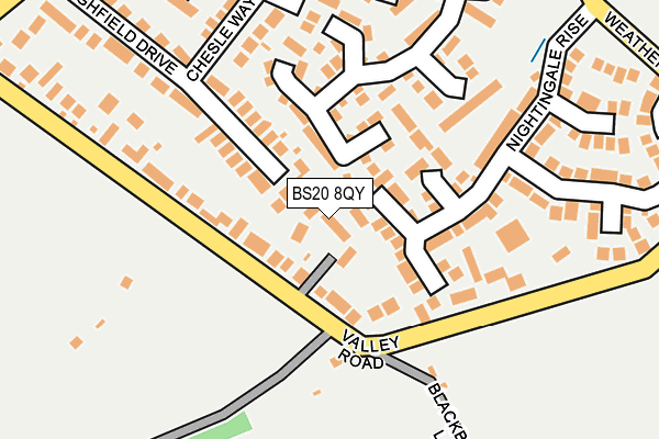 BS20 8QY map - OS OpenMap – Local (Ordnance Survey)
