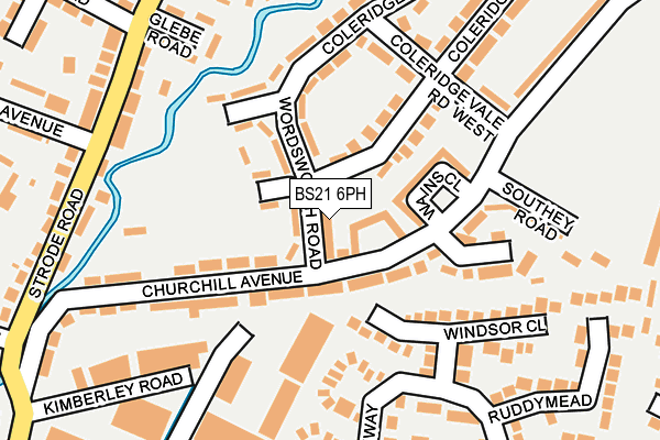 BS21 6PH map - OS OpenMap – Local (Ordnance Survey)
