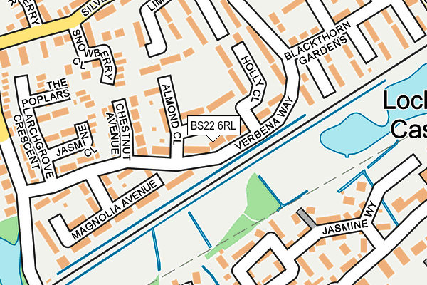 BS22 6RL map - OS OpenMap – Local (Ordnance Survey)