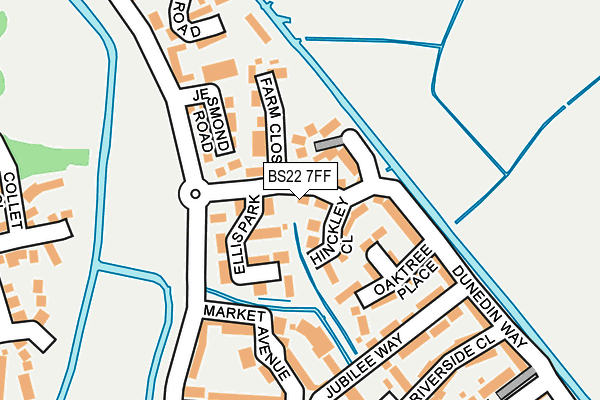 BS22 7FF map - OS OpenMap – Local (Ordnance Survey)