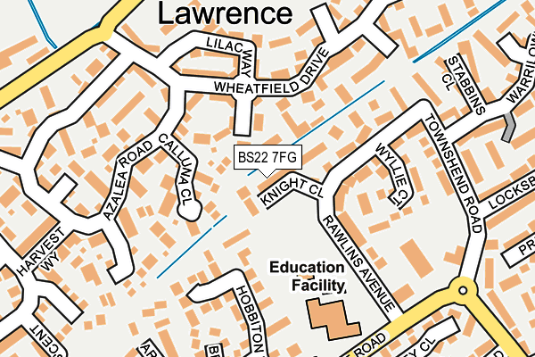 BS22 7FG map - OS OpenMap – Local (Ordnance Survey)