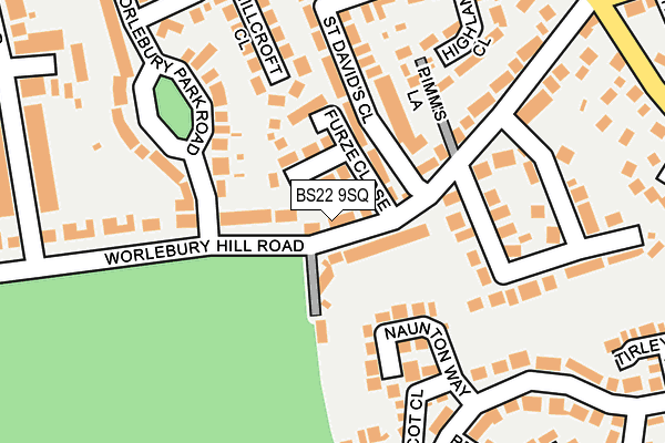 BS22 9SQ map - OS OpenMap – Local (Ordnance Survey)