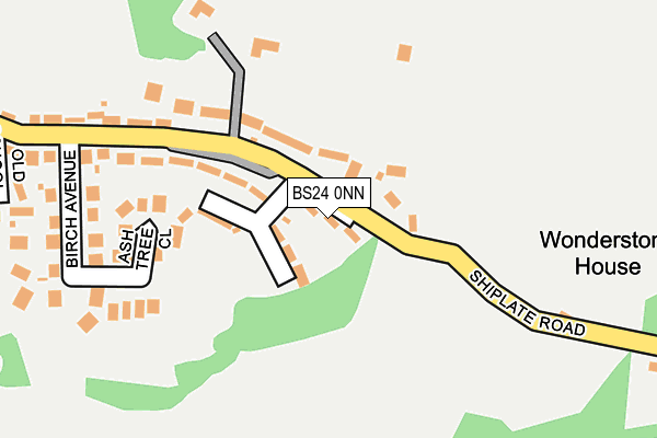 BS24 0NN map - OS OpenMap – Local (Ordnance Survey)