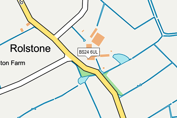 BS24 6UL map - OS OpenMap – Local (Ordnance Survey)