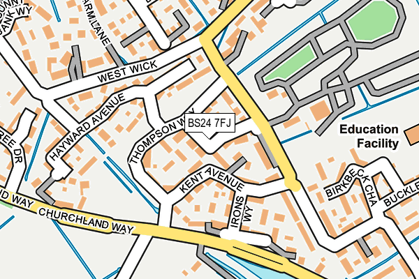 Map of RJ-RICH LTD at local scale