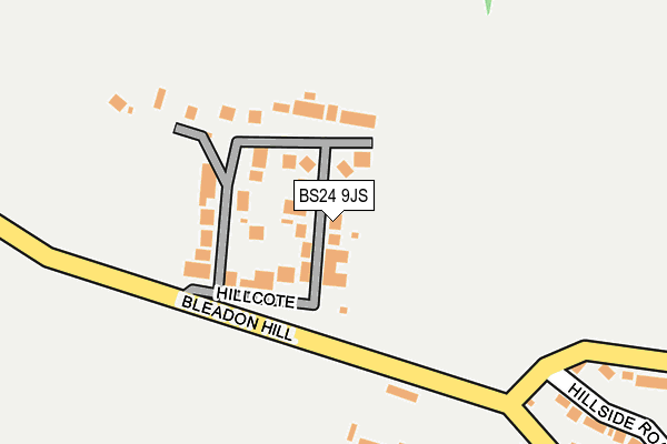 BS24 9JS map - OS OpenMap – Local (Ordnance Survey)