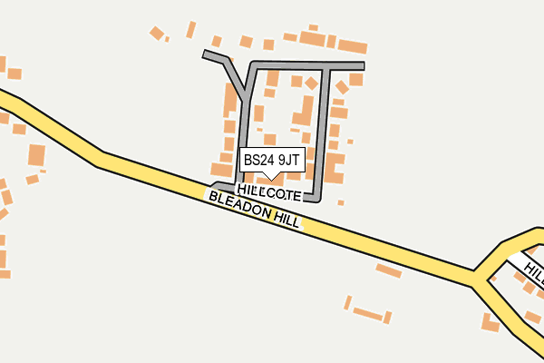 BS24 9JT map - OS OpenMap – Local (Ordnance Survey)