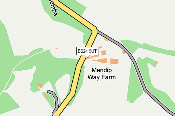 BS24 9UT map - OS OpenMap – Local (Ordnance Survey)