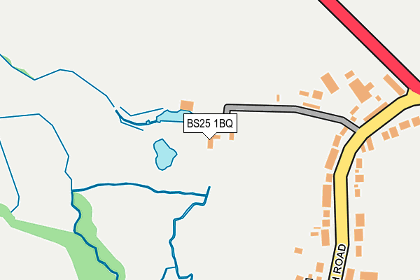 BS25 1BQ map - OS OpenMap – Local (Ordnance Survey)