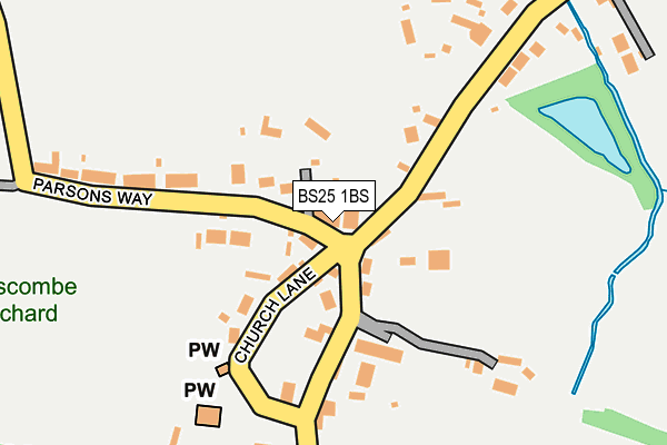 BS25 1BS map - OS OpenMap – Local (Ordnance Survey)