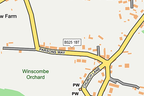 Map of AQUA SYSTEMS WINSCOMBE LIMITED at local scale