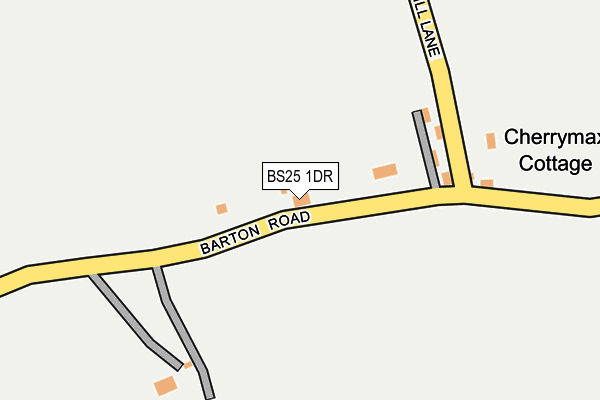 BS25 1DR map - OS OpenMap – Local (Ordnance Survey)