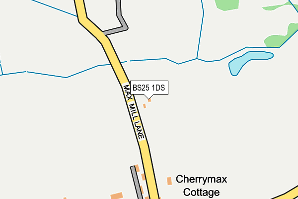 BS25 1DS map - OS OpenMap – Local (Ordnance Survey)