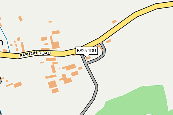 BS25 1DU map - OS OpenMap – Local (Ordnance Survey)