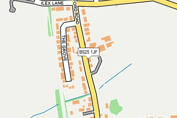 BS25 1JF map - OS OpenMap – Local (Ordnance Survey)