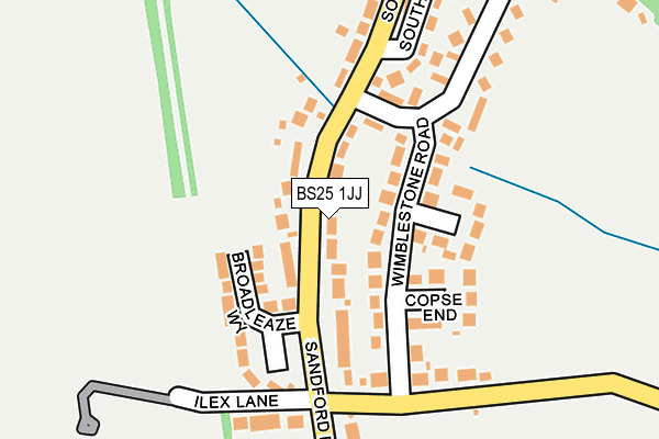 BS25 1JJ map - OS OpenMap – Local (Ordnance Survey)