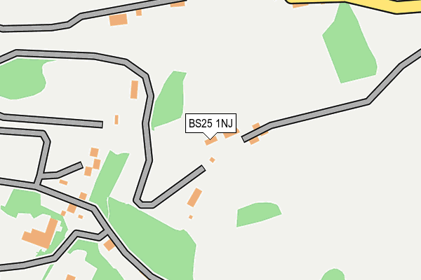 BS25 1NJ map - OS OpenMap – Local (Ordnance Survey)