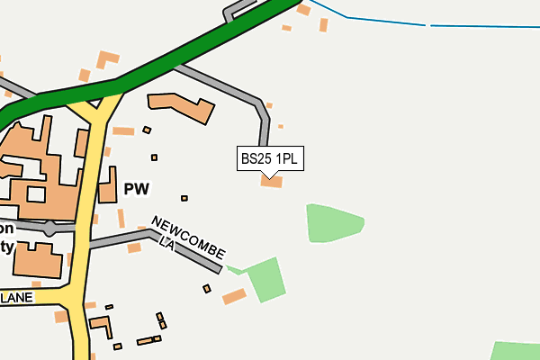 BS25 1PL map - OS OpenMap – Local (Ordnance Survey)