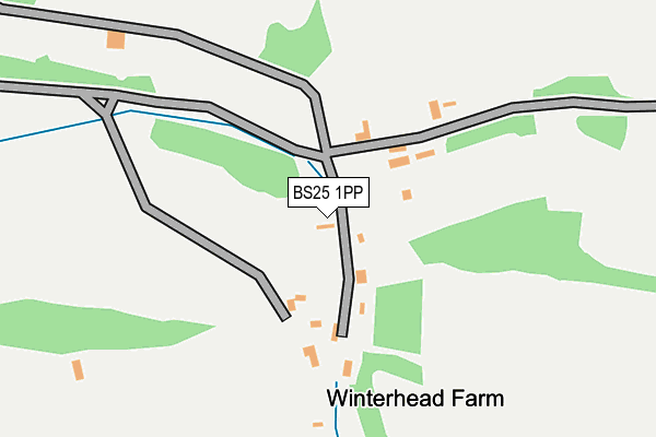 BS25 1PP map - OS OpenMap – Local (Ordnance Survey)