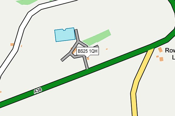 BS25 1QH map - OS OpenMap – Local (Ordnance Survey)