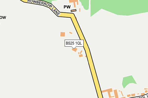 BS25 1QL map - OS OpenMap – Local (Ordnance Survey)